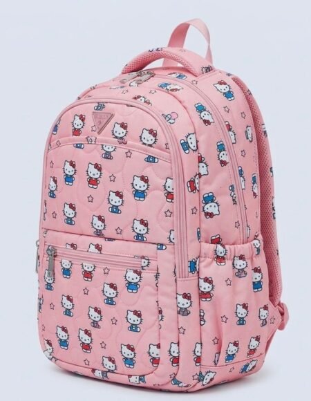 lady college backpack Pink