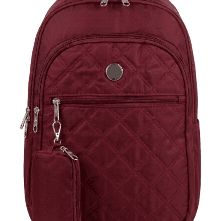 Quilted Merlot Signature Bag