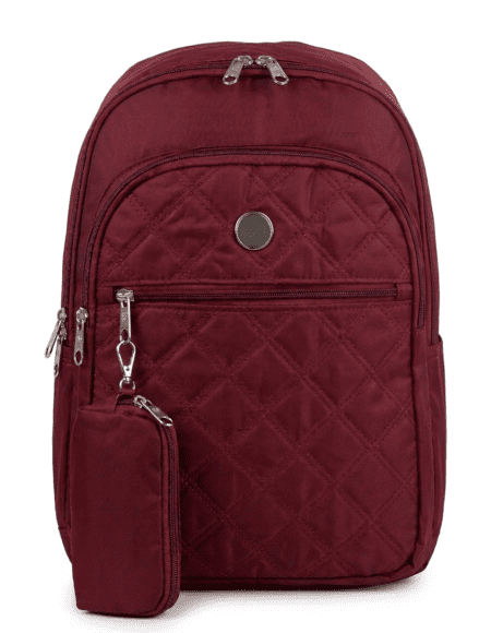 Quilted Merlot Signature Bag