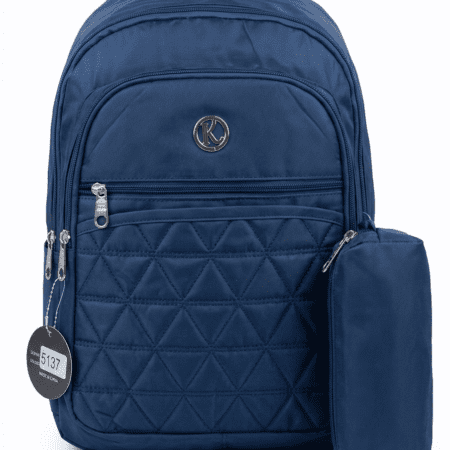 Quilted Navy Essential Bag